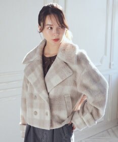 earth music&ecology シャギーショートコート