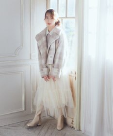 earth music&ecology シャギーショートコート