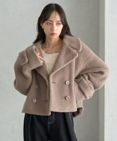 earth music&ecology シャギーショートコート