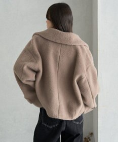 earth music&ecology シャギーショートコート