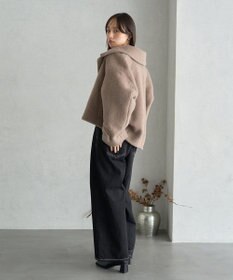 earth music&ecology シャギーショートコート