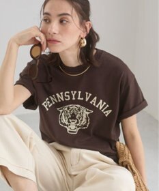 WEGO 【ANGIE VINTAGE】カレッジロゴプリントTee