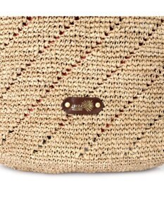 IBIZA ラフィア　セミショルダーバッグ