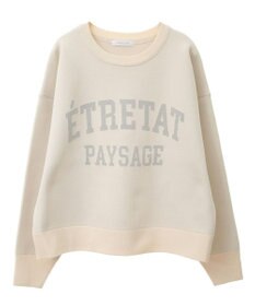 Green Parks ロゴラメニットプルオーバー