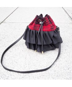 LA BAGAGERIE 【インスタグラマー chiyoさん×LA BAGAGERIE】フリルバケットバッグ