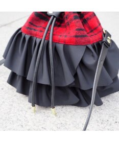 LA BAGAGERIE 【インスタグラマー chiyoさん×LA BAGAGERIE】フリルバケットバッグ