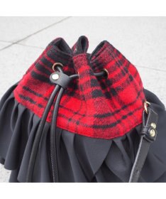 LA BAGAGERIE 【インスタグラマー chiyoさん×LA BAGAGERIE】フリルバケットバッグ