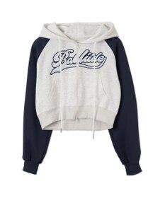 WEGO カレッジロゴラグランジップパーカー