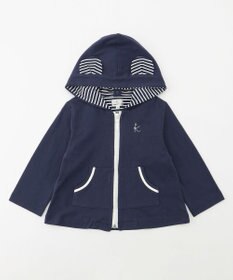 組曲 KIDS 【80-90cm】セーラーボーダー パーカー