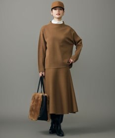 自由区 L ベアテレコボトルネック カットソー