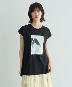 YECCA VECCA フォトプリントノースリーブTee