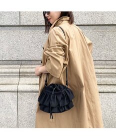 LA BAGAGERIE 【インスタグラマー chiyoさん×LA BAGAGERIE】フリルバケットバッグ