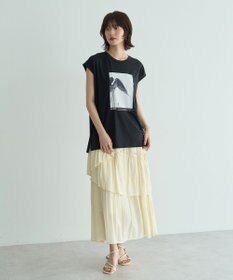 YECCA VECCA フォトプリントノースリーブTee