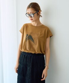 YECCA VECCA フォトプリントノースリーブTee