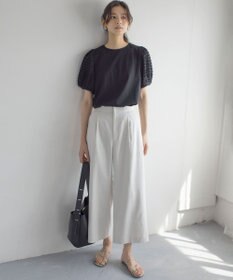 組曲 L リネンレーヨンワイド パンツ