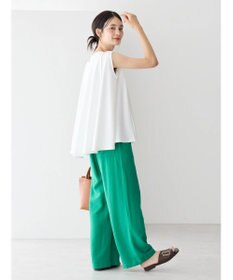 AMERICAN HOLIC 接触冷感バックフレアノースリーブプルオーバー