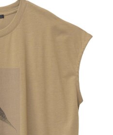 YECCA VECCA フォトプリントノースリーブTee