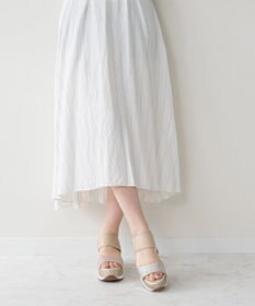 Bridget Birkin 【Bridget Birkin】ビジューグリッタープラットフォームサンダル