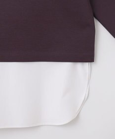 J.PRESS LADIES S TCポンチ ドルマンスリーブ レイヤード カットソー