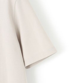 J.PRESS MEN シルクのような光沢感の上品Tシャツ【UVカット / 接触冷感 / 吸水速乾】【J.PRESS PREMIUM JERSEY】ポンチモックネック Tシャツ