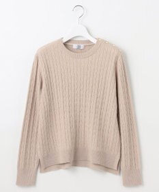 J.PRESS LADIES L 【洗える】WOOL BLEND AIR クルーネック ニット