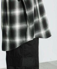 WEGO オンブレチェックシャツ（S）