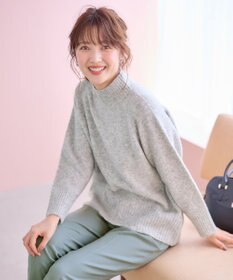 ANY SIS  【大人百花掲載 ヨンアさん着用】ハイネックバックポイント ニット