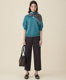 自由区 ストライプレター スカーフ