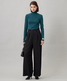 ICB 【洗える】 パウダリーチュール ハイネックトップス