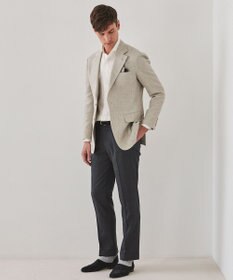 GOTAIRIKU 【DORMEUIL】ドーメル HEXAGON リネン ジャケット_ベージュ