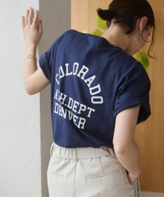 WEGO 【ANGIE VINTAGE】カレッジロゴプリントTee