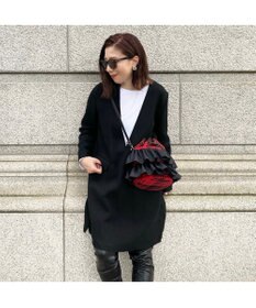 LA BAGAGERIE 【インスタグラマー chiyoさん×LA BAGAGERIE】フリルバケットバッグ