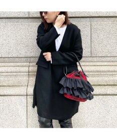 LA BAGAGERIE 【インスタグラマー chiyoさん×LA BAGAGERIE】フリルバケットバッグ