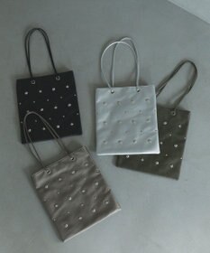Green Parks ａｎｄｍｉｋｋａ．スタッズ付Ａ４トートバッグ