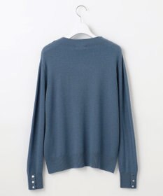 J.PRESS LADIES 【洗える】SOFT TOUCH WOOL 立ち襟 ニット