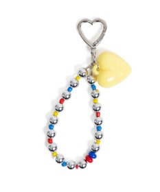 WEGO ハートメタルビーズキーホルダー