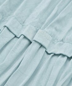 YECCA VECCA ランダムプリーツサテンマーメイドスカート