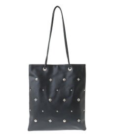 Green Parks ａｎｄｍｉｋｋａ．スタッズ付Ａ４トートバッグ