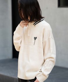 WEGO ラインポロニットプルオーバー