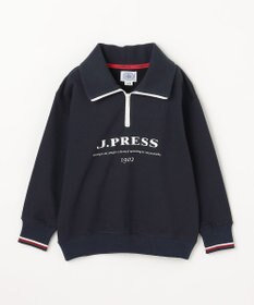 J.PRESS KIDS 【100-130cm】ミニ裏毛 ハーフジップ トレーナー