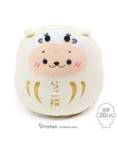 Mother garden しろたん お座り らっこいぬ 白だるま 《らこ福》 ぬいぐるみ 20cm お座りぬいぐるみ ぬいぐるみ マスコット お座り だるま 縁起物 お正月 新年 あざらし アザラシ かわいい キャラクター マザーガーデン