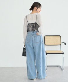 earth music&ecology シアーワッフルプルオーバー