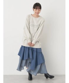 earth music&ecology イレヘムティアードスカート