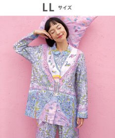 tsumori chisato SLEEP ツモリチサト パジャマ 綿100%(本体) サテン 長袖 長ズボン レディース UDX506/ワコール