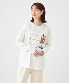 SHARE PARK LADIES 【LADIES】吸水速乾 フロントプリントTシャツ
