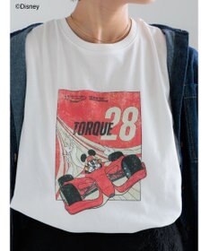Te chichi 【Disney】MICKEY/フロントプリントTシャツ