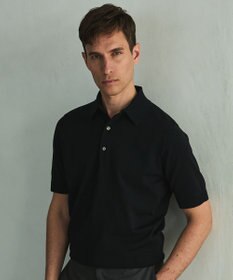 GOTAIRIKU 毎日の仕事着に【洗濯機可】テーラード DRESS BIZ ニットポロ