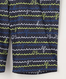 23区GOLF 【MEN】【ストレッチ・撥水】ウェーブロゴ柄 ハーフパンツ