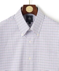 J.PRESS MEN 【WEB・一部店舗限定】オックスフォードトリプルカラーチェック 半袖シャツ/B.D