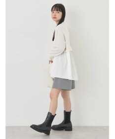 earth music&ecology プリーツヘムドッキングチュニック